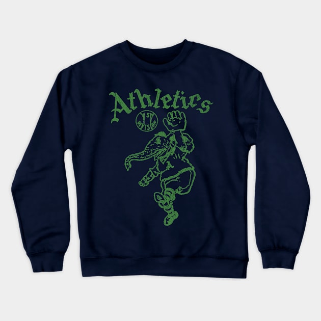 Oakland A's Vintage Crewneck Sweatshirt by onimod